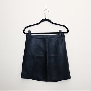 The Limited Faux Leather Mini Skirt